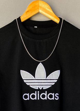 Чоловіча футболка оверсайз adidas2 фото