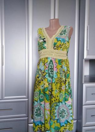 Платье тонкий хлопок индия