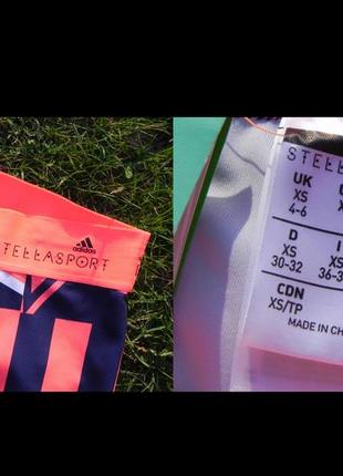 Adidas stella mccartney stellasport xs 40-42 леггинсы лосины с манжетами4 фото