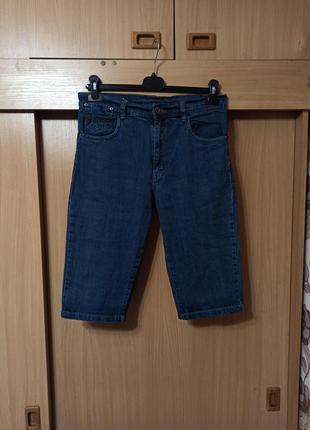 Лёгкие джинсовые шорты бриджи м-l