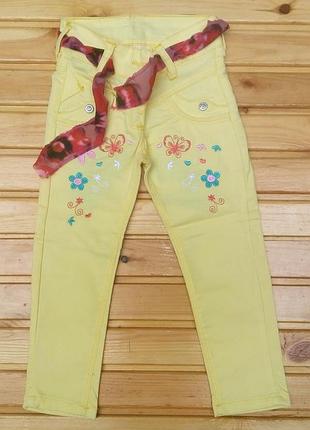 Дитячі штани для дівчинки 3/4, 4/5, 5/6, 6/7, 7/8 років