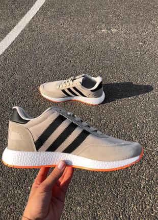 Adidas iniki beige/black/orange
 мужские кроссовки адидас иники8 фото