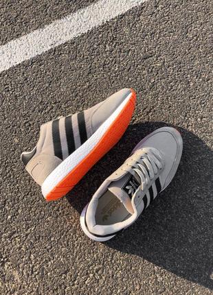 Adidas iniki beige/black/orange
 мужские кроссовки адидас иники4 фото