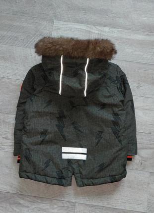 Тёплая демисезонная куртка f&f, 12-18 мес.4 фото