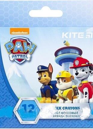 Набір крейда воскова kite 12 кольорів paw1 фото