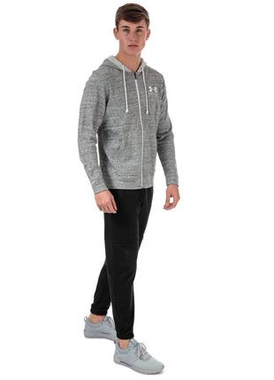 Under armour sportstyle terry full zip 1345776-112 толстовка кофта худі оригінал реглан - s3 фото