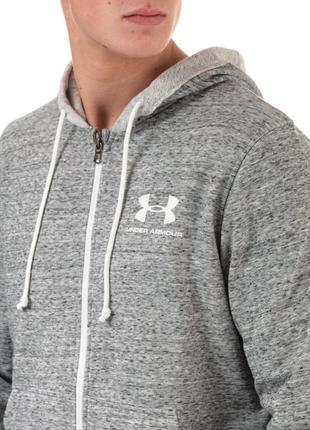 Under armour sportstyle terry full zip 1345776-112 толстовка кофта худі оригінал реглан - s6 фото