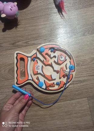 Дерев'яна розвиваюча гра магнітна