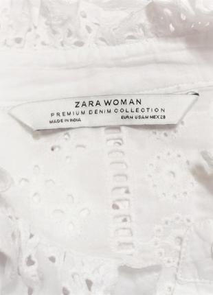 Гарна сорочка zara woman, 100% бавовна, розмір м або 10/388 фото