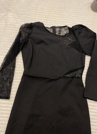 Маленькое чёрное платье zara,асимметрия xl