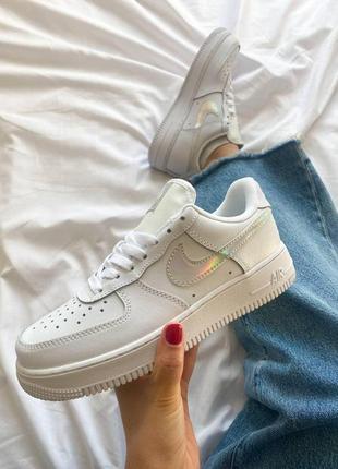 Кросівки жіночі nike air force white hologram