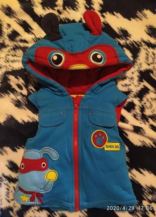 Детская жилетка/безрукавка