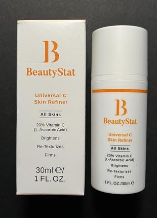 Омолаживающая сыворотка для лица beautystat cosmetics universal c skin refiner с 20% витамином c4 фото