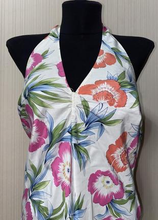 Платье миди цветочный принт сатиновое шёлк3 фото