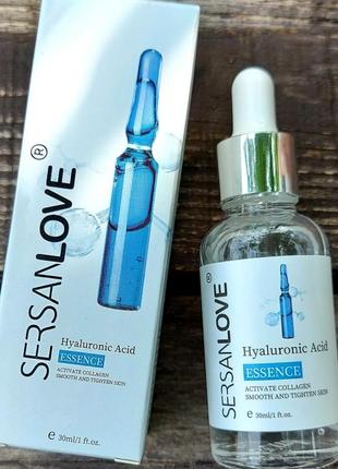 Антивікова сироватка для обличчя sersanlove hyaluronic acid serum esessence 30 мл