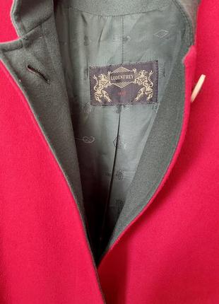 Винтаж красное алое баварское пальто шерсть тирольское5 фото