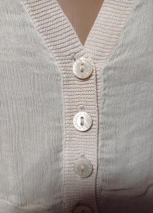 Блуза marc cain,p.2,бавовна /шовк3 фото