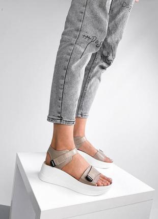 Шкіряні босоніжки якісні м'які якенькі комфортні з натуральної шкіри босоніжки шкіряні сандалі сандалі7 фото
