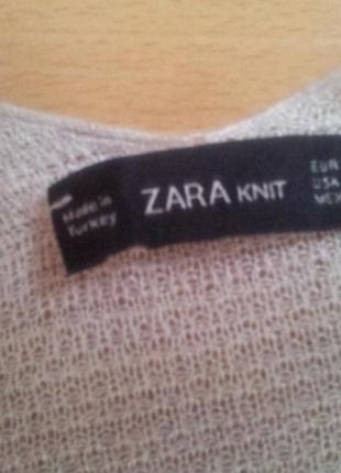 Нежный свитер оверсайз от  zara2 фото