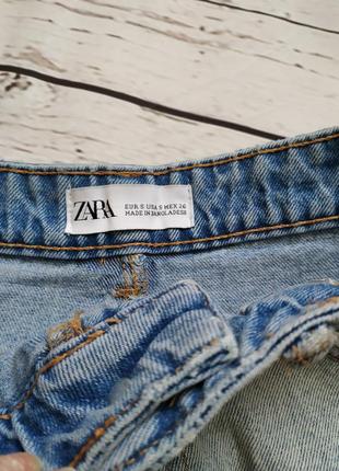 Светло голубая джинсовая юбка от zara5 фото