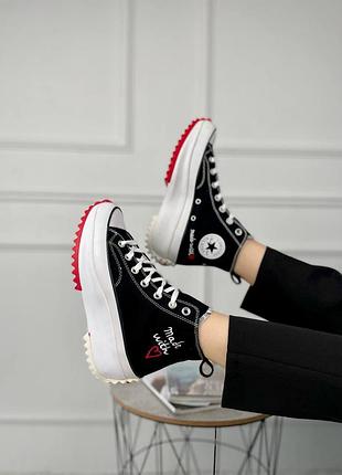 Кеди жіночі конверс top converse Run Star Hike für Frauens2 фото