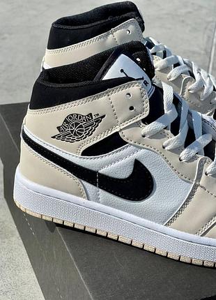 Женские кроссовки nike air jordan 1 mid barely orange 36-37-38-39-40-415 фото