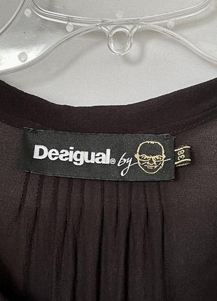 Desigual by christian lacroix платье чёрное яркое с цветами эксклюзив3 фото