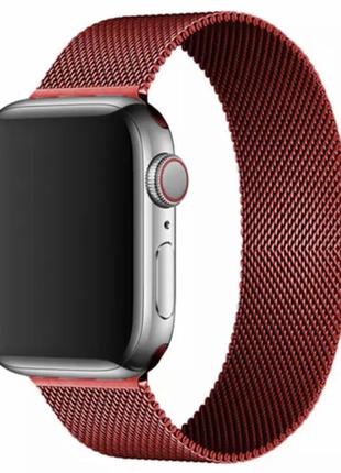 Силіконовий ремішок синій білий бордовий на apple watch 38/40/41 se3 фото