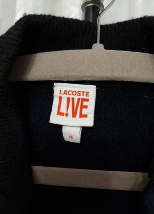 Lacoste live бомпер кардиган оригинал размер xs3 фото