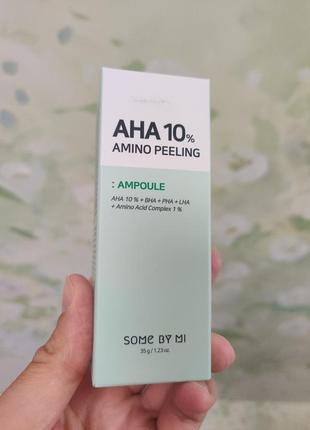 Пілінг-сироватка з aha-кислотою by some mi aha 10% amino peeling ampoule, 35 мл2 фото