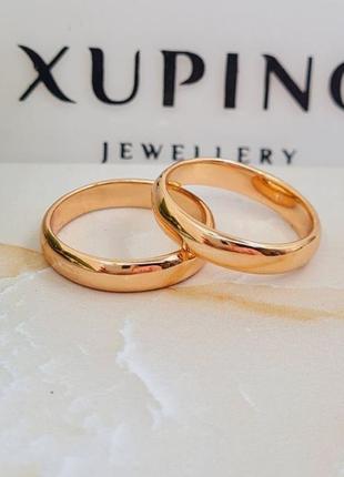 Кольцо обручальное класическое 4мм, xuping 18k
размеры 15-24