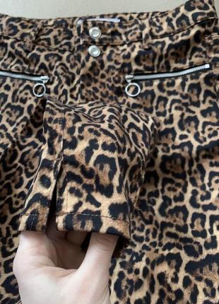 Лосины штаны леопардовый принт zara3 фото