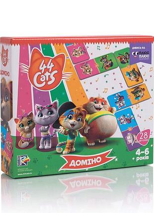Гра настільна vladi toys доміно "44 кота" (укр) (vt8055-06)