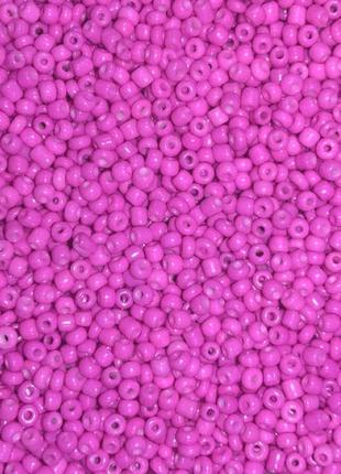 Бісер 100 грам дрібний 12/0 deluxe:50 рожевий1 фото