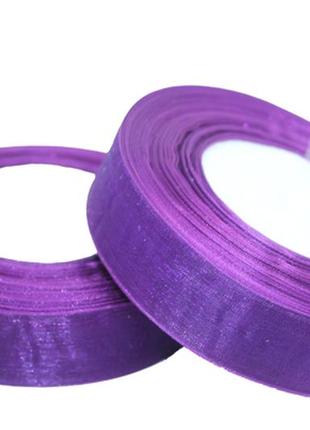 Стрічка органза 28мм/50м:фіолетовий