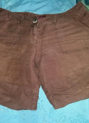 Льняные шорты