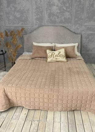 Покривало стьогане 220*240 з подушками 40*60. туреччина