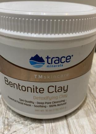 Маска індійська лікувальна бентонітова глина, bentonite clay, trace minerals research3 фото