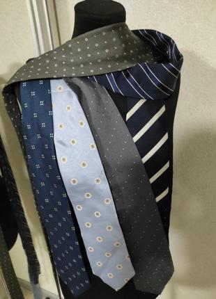 Набір краватка галстук brian&barry milano 7 шт шовк 100%3 фото
