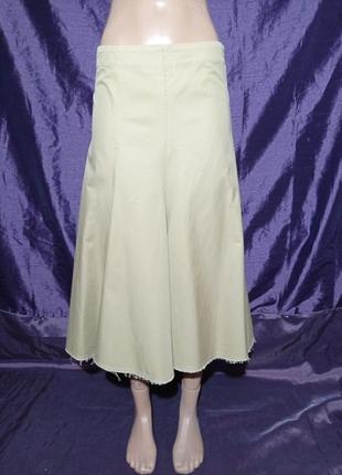 Спідниця кольору кемел, оригінальний крій, іспанський преміум бренд