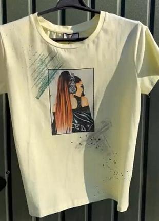 Стильная футболка, бренд, турция,л размер.