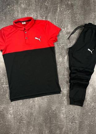Мужской спортивный трикотажный костюм Shoes puma