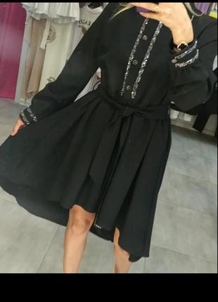 Нарядное платье, удлинённая спинка, турция,высокое качество 💥