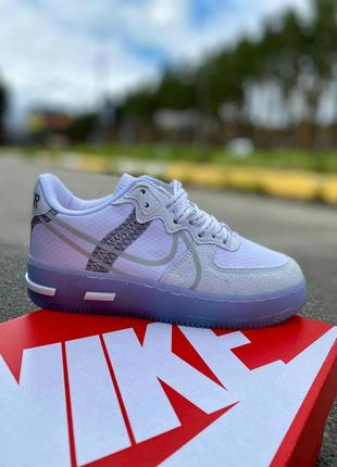 Кросівки жіночі nike air force 1 white blue 29 фото