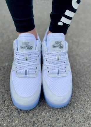 Кросівки жіночі nike air force 1 white blue 26 фото