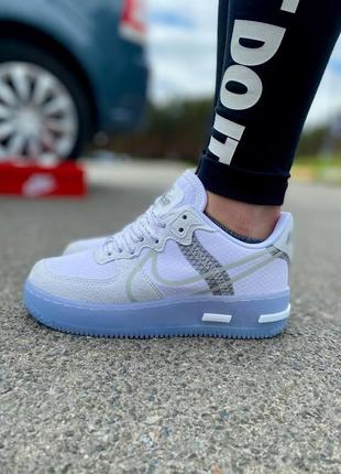 Кросівки жіночі nike air force 1 white blue 24 фото