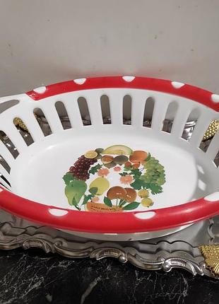 Фруктокорзина, фруктовница, хлебница с ручками