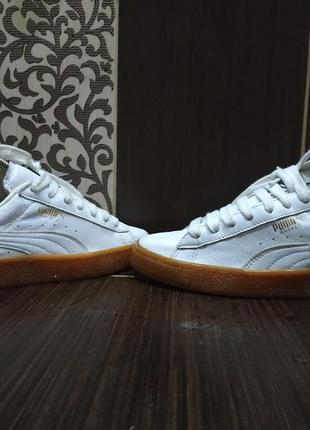 Женские кроссовки puma basket original5 фото