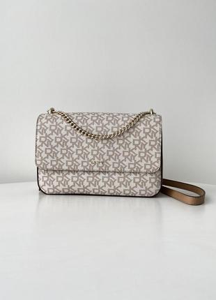 Женская сумочка dkny sina medium flap shoulder bag кожаная оригинал жіноча сумка шкіра подарок жене девушке дочери