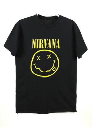 Винтажная футболка nirvana 1992 smiley kurt cobain